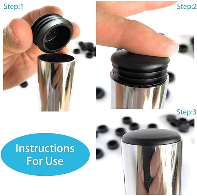 8 PCS Black Round Plastic Blan - đánh giá và giá Plastic Pipe Clip