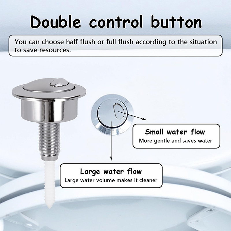 Dual Flush Toilet Button Flush - đánh giá và giá Toilet Fill Valve