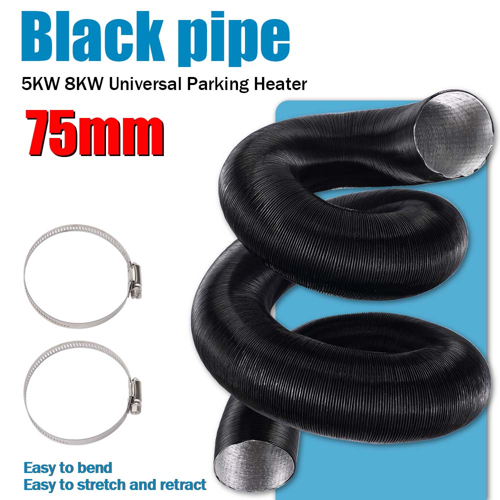 75mm Air Diesel Parking Heater - đánh giá và giá Flexible Hose Braided