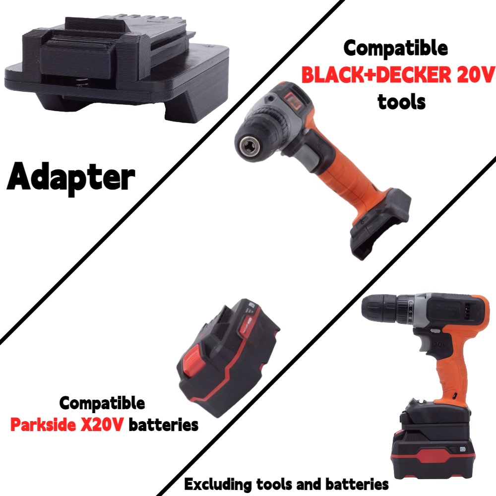 For Parkside X20V TEAM Li-ion  - đánh giá và giá Black+Decker Tool Cordless