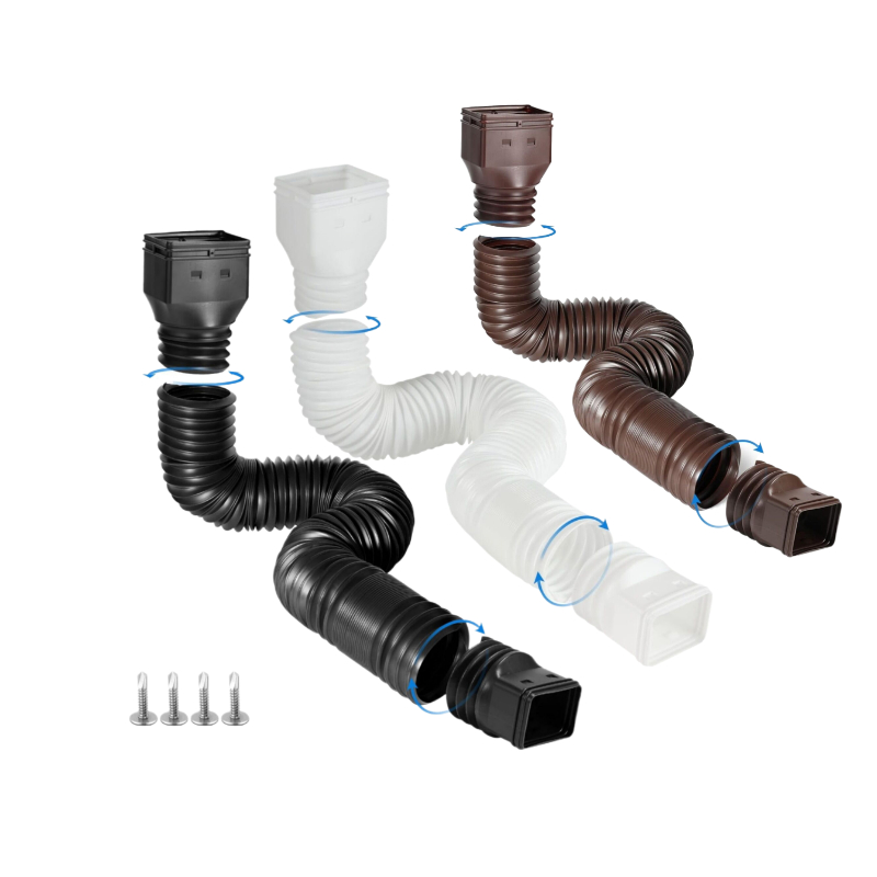 Flexible Retractable Downspout - đánh giá và giá Flexible Hose Braided