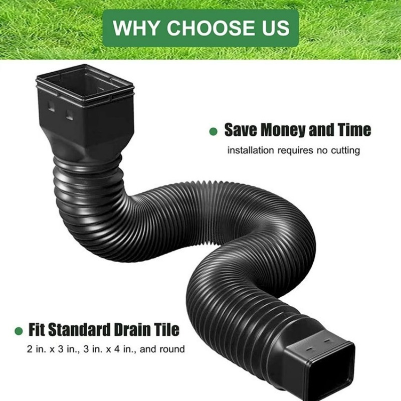 Flexible Retractable Downspout - đánh giá và giá Flexible Hose Braided