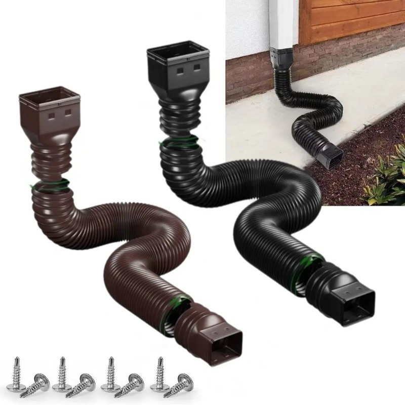 Flexible Retractable Downspout - đánh giá và giá Flexible Hose Braided