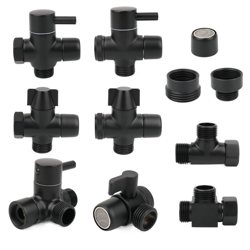 Màu Đen Bằng Đồng Thau Tắm Cán - đánh giá và giá Shower Valve Cartridge