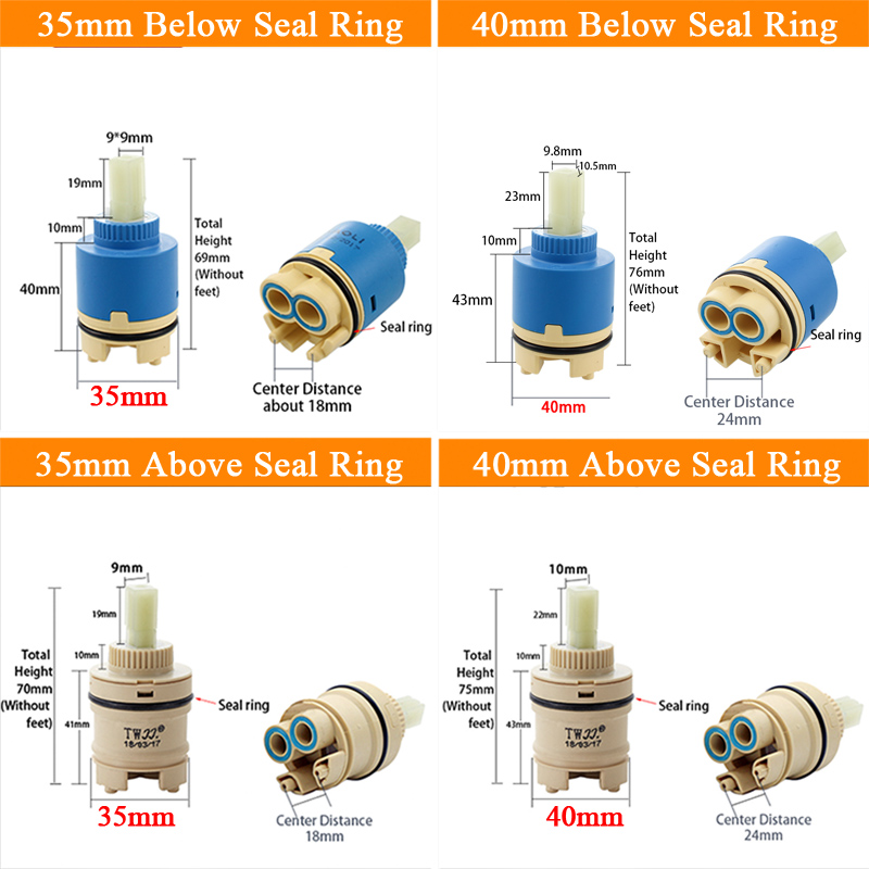 Tập Trộn Cao Ống Van 35 Mm/40  - đánh giá và giá Shower Valve Cartridge