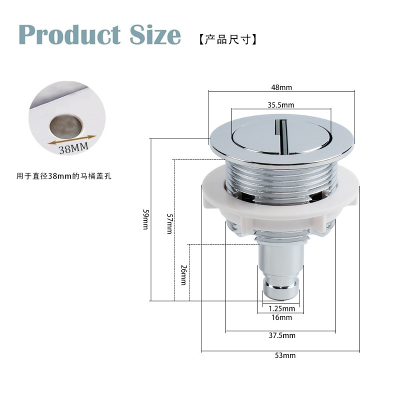 Cable Controlled Dual Flush Va - đánh giá và giá Toilet Fill Valve