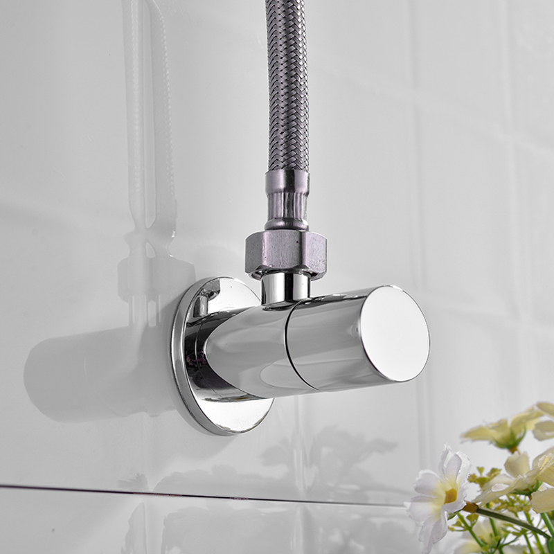 Đồng Góc Van Chrome Đen Hoa Hồ - đánh giá và giá Toilet Fill Valve